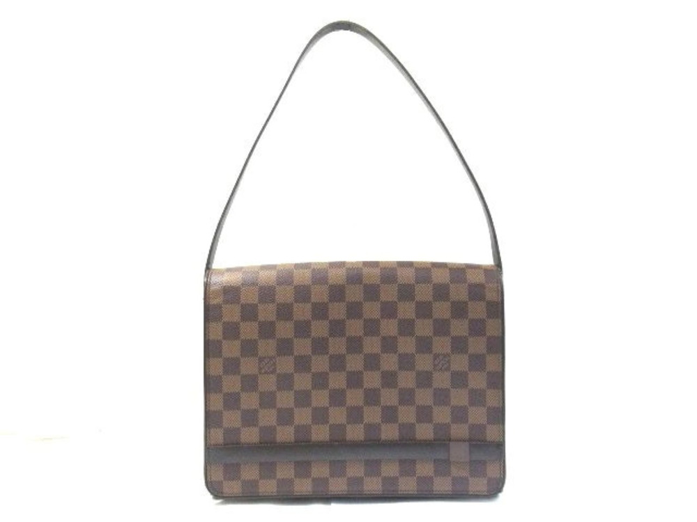 LOUIS VUITTON Damier Tribeca Carre Handbag